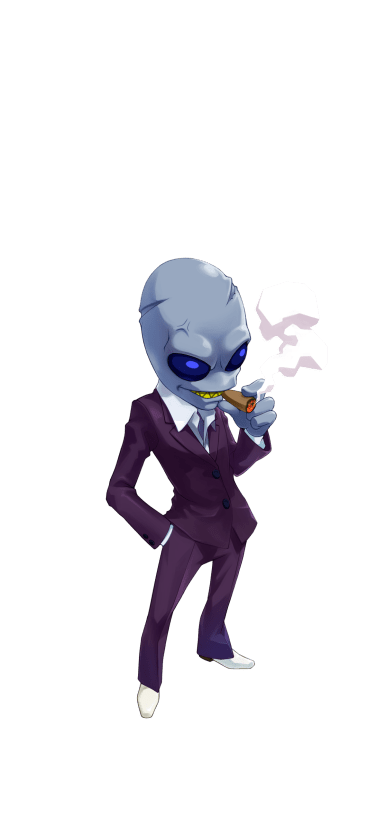 ... and that suit screams "business time"