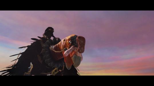 The two-headed monkey riding on the back of a fire-spitting vulture made the muculosaurus in the desert seem low-key.